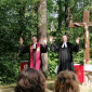 Pfarrer Lorenz und Pfarrer Brendel spendeten den Segen